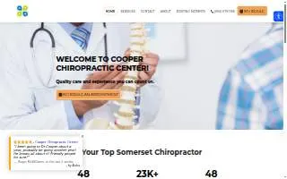 Cooper Chiropractic Center website