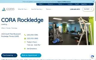 CORA Physical Therapy Somerset website