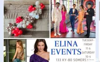 Elina Events, LLC website