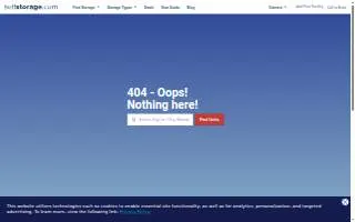 Self Storage Somerset website