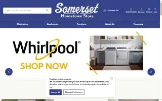 Somerset Hometown Store website