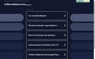 Wilkerson Law website