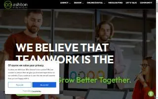 Ashton Advertising website