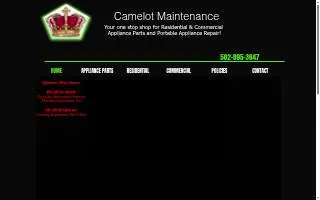 Camelot Maintenance Appliance Parts website