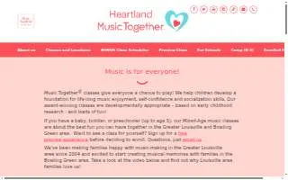 Heartland Music Together of St. Matthews website