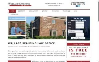 Wallace Spalding Law Office website