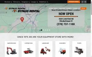 Bypass Rental Center & Hardware website