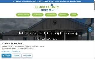 Clark County Pharmacy website