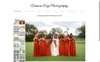 Diamond Edge Photography website
