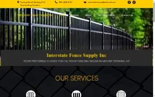 Interstate Fence Supply Inc website