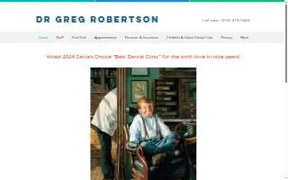 Greg Robertson DDS website