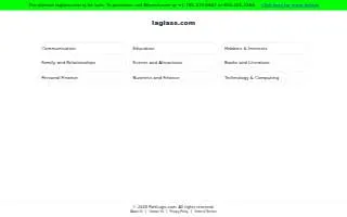 LA Glass website