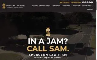 Spurgeon Law Firm website