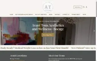 Avant Tous Aesthetics and Wellness- Bocage website