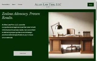 The Allen Law Firm, LLC of Baker website