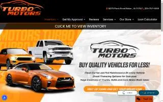 Turbo Motors website