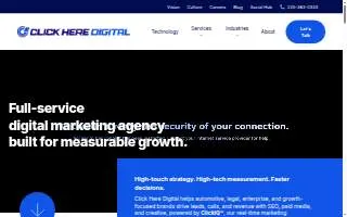 Click Here Digital of Baton Rouge website