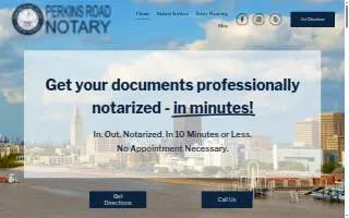 Perkins Road Notary website