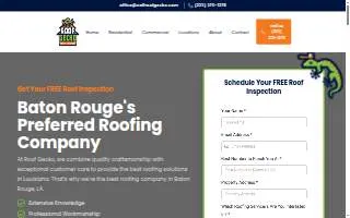 Roof Gecko website