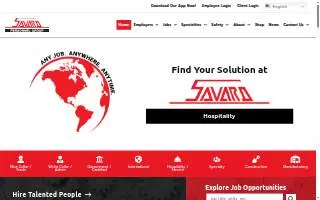 Savard Personnel Group- Baton Rouge website