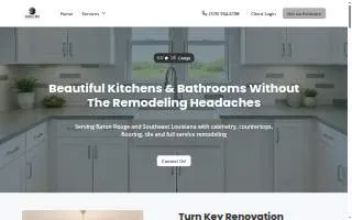 Sublime Cabinetry and Remodel, LLC website