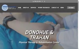 Donohue & Trahan Physical Therapy website