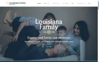 The Louisiana Family Law Firm of Shenandoah website