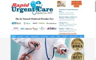Rapid Urgent Care - Bogalusa website
