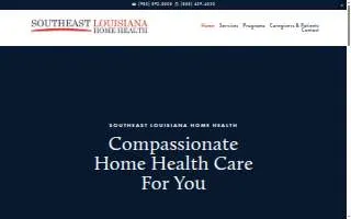 Southeast Louisiana Home Health website