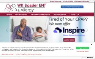 Bossier ENT & Allergy website