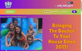 Garrison Party Rentals website