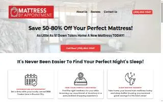 Mattress By Appointment Bossier City website
