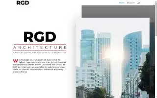 RGD Architecture, Inc website