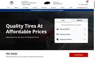 Tire Crew website