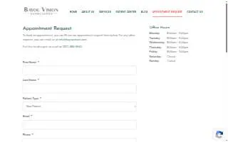 Bayou Vision Associates website