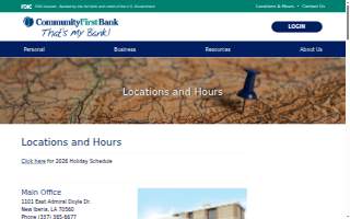 Community First Bank