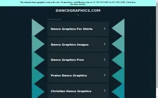 Dance Graphics website
