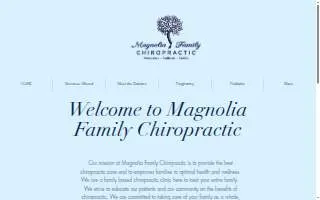 Magnolia Family Chiropractic of Broussard website