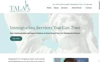 Tala Immigration Law LLC of Broussard website