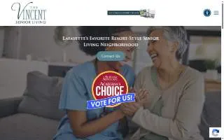 The Vincent Senior Living of Broussard website