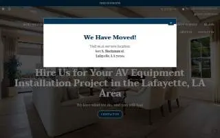 Titan Audio Video of Broussard website