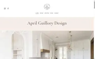 April Guillory Design website
