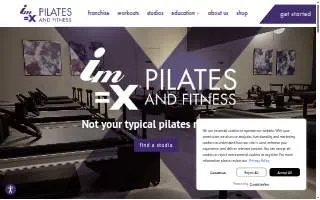 IMX Pilates & Fitness Lafayette website