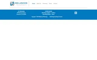 Melancon Pharmacy website