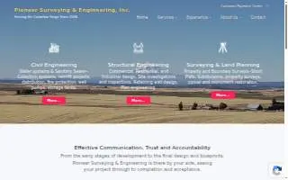 Pioneer Surveying, LLC of Carencro website