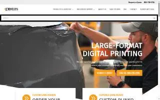 Pixus Digital Printing of Carencro website