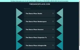 The Dance Place of Carencro website
