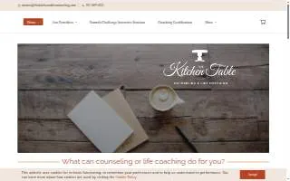 The Kitchen Table Counseling, Life Coaching & Medication Management Services of Carencro website
