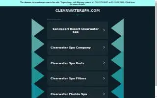 Clearwater Pool & Spa World of Central website