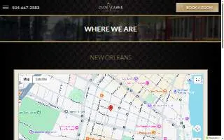 Clue Carré - New Orleans website
